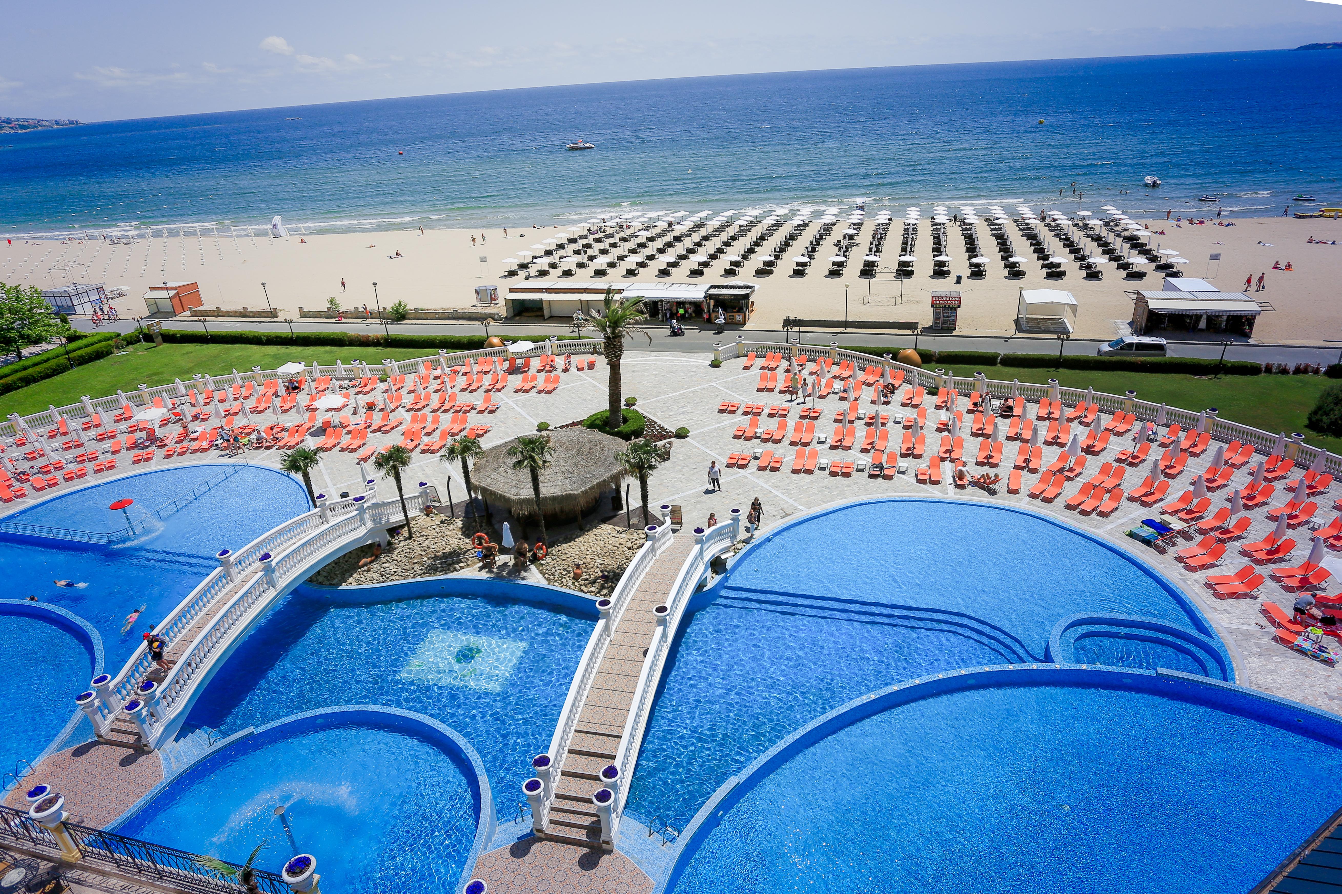Imperial Palace Hotel Σάνι Μπιτς Εξωτερικό φωτογραφία The beach at the hotel